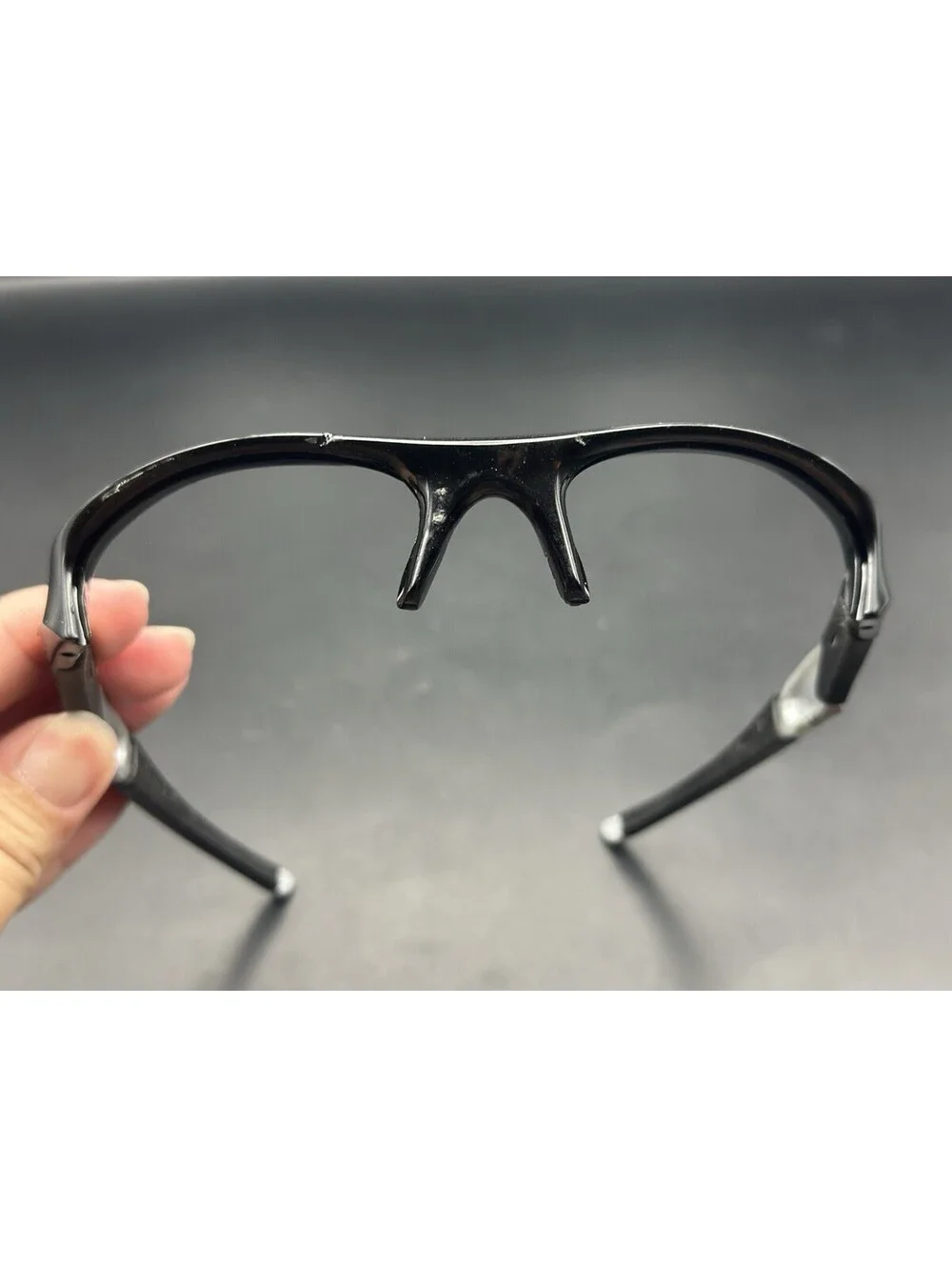 Oakley Flak Jacket Polished Black/Silver Frame